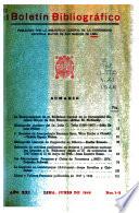 Boletín bibliográfico