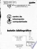 Boletín bibliográfico