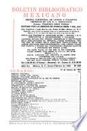Boletín bibliográfico mexicano