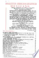 Boletín bibliográfico mexicano