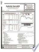 Boletín bursátil