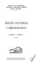 Boletín cultural y bibliográfico