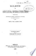 Boletin de agricultura, minería é industrias