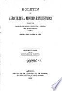 Boletín de agricultura, minería e industrias