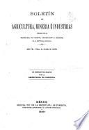 Boletín de agricultura, minería é industrias ...