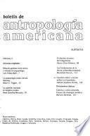 Boletín de antropología americana