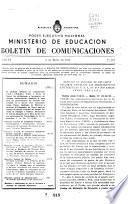 Boletín de comunicaciones