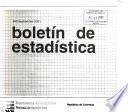 Boletín de estadística