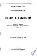 Boletin de estadística y jurisprudencia