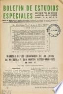 Boletin de estudios especiales