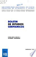 Boletín de estudios germánicos