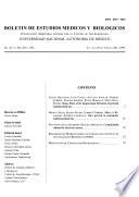 Boletín de estudios médicos y biológicos