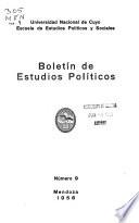 Boletín de estudios políticos