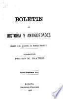 Boletín de historia y antigüedades