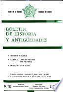 Boletín de historia y antigüedades