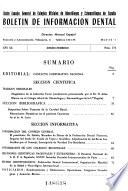 Boletín de información dental