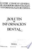 Boletín de información dental