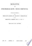 Boletín de información documental