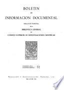 Boletin de informacion documental. Madrid