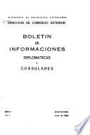 Boletín de informaciones diplomáticas y consulares
