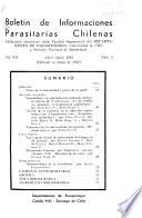 Boletín de informaciones parasitarias chilenas