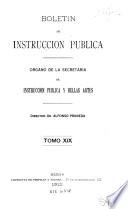 Boletín de instrucción pública ...