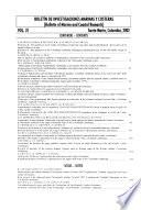Boletín de investigaciones marinas y costeras