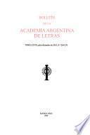 Boletín de la Academia Argentina de Letras