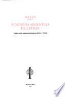 Boletín de la Academia Argentina de Letras