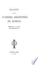 Boletín de la Academia Argentina de Letras