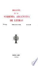 Boletín de la Academia Argentina de Letras