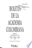 Boletín de la Academia Colombiana