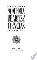 Boletín de la Academia de Artes y Ciencias de Puerto Rico