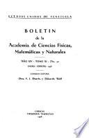 Boletin de la Academia de Ciencias Físicas Matemáticas y Naturales