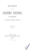 Boletín de la Academia Nacional de Ciencias en Córdoba