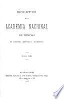 Boletín de la Academia Nacional de Ciencias en Córdoba