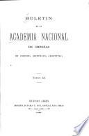 Boletín de la Academia Nacional de Ciencias en Córdoba