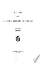 Boletin de la Academia Nacional de Ciencias