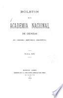 Boletin de la Academia Nacional de Ciencias