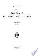 Boletín de la Academia Nacional de Ciencias
