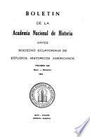 Boletín de la Academia Nacional de Historia