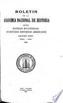 Boletín de la Academia Nacional de Historia ...