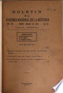 Boletín de la Academia Nacional de la Historia