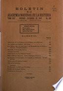 Boletín de la Academia Nacional de la Historia
