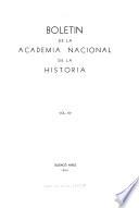 Boletín de la Academia Nacional de la Historia