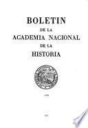 Boletín de la Academia Nacional de la Historia