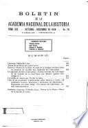 Boletín de la Academia Nacional de la Historia
