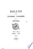 Boletin de la Academia Panameña de la Historia