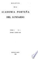 Boletín de la Academia Porteña del Lunfardo