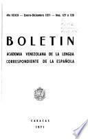 Boletín de la Academia venezolana